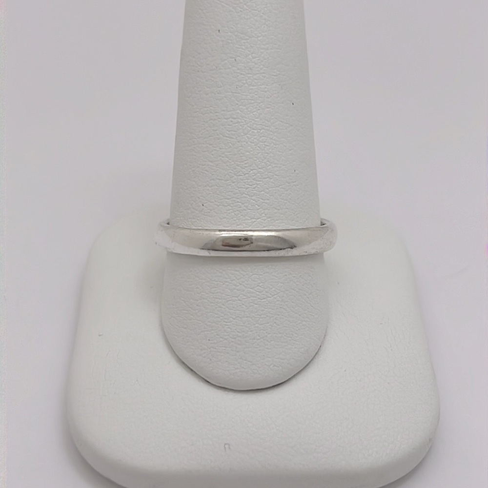 Sterling Silver High Polish Wedding Band (3mm)
